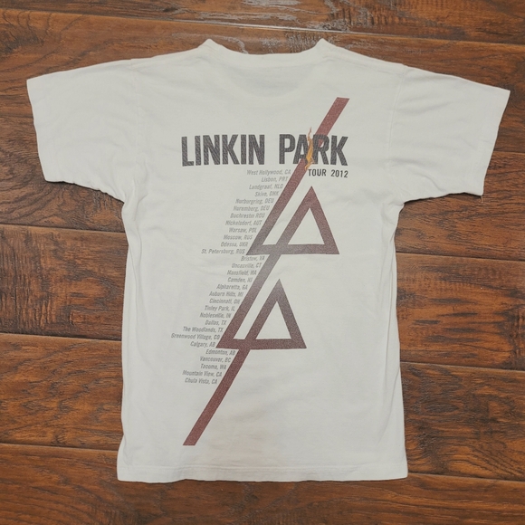 Linken Park 2012 World Tour Tee Shirt - Picture 3 of 3